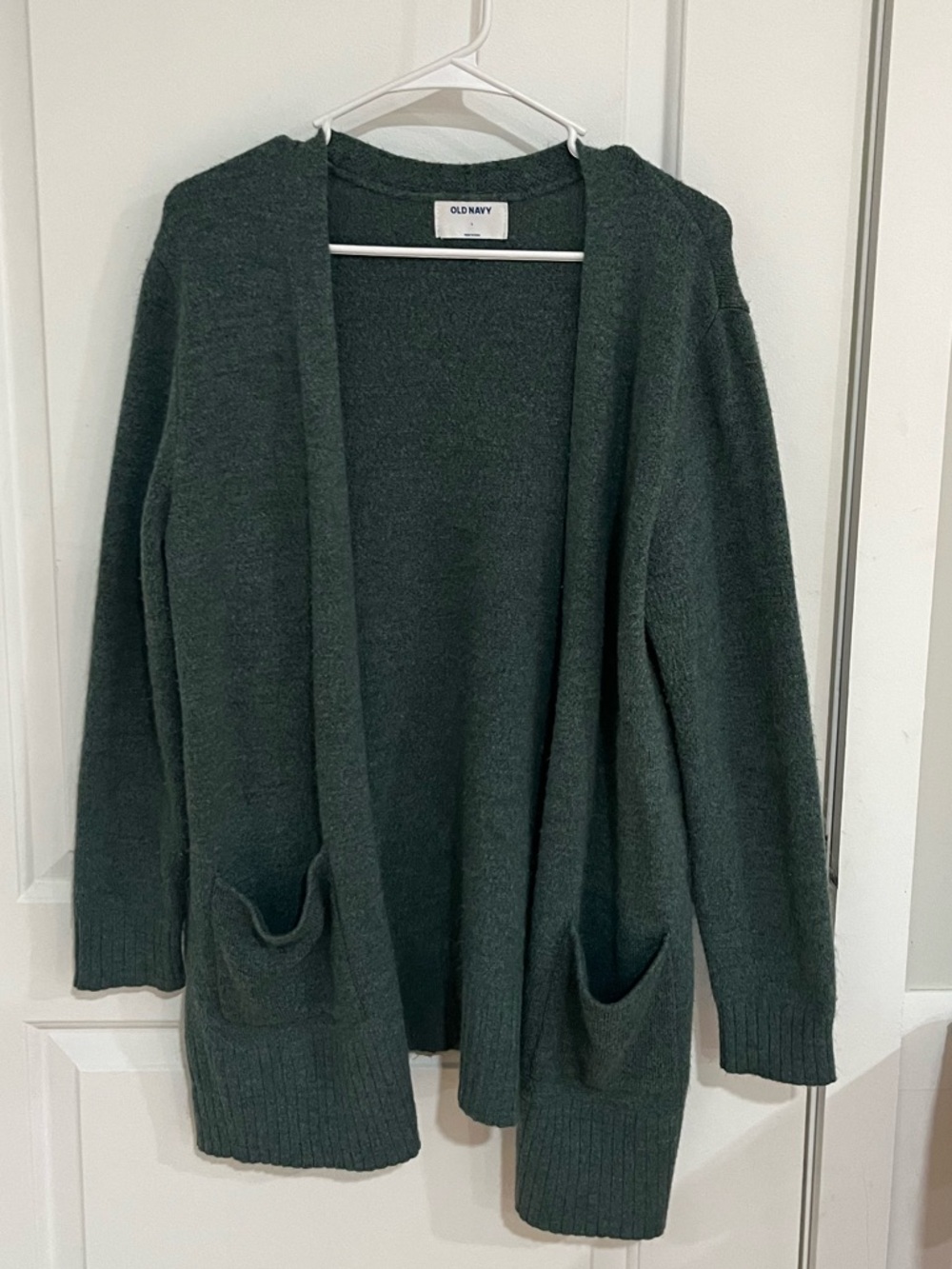 Old Navy Women's Open-Front Sea Green Cardigan Sweater